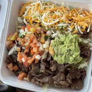 Carne asada bowl