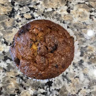 Banana chocolate muffin