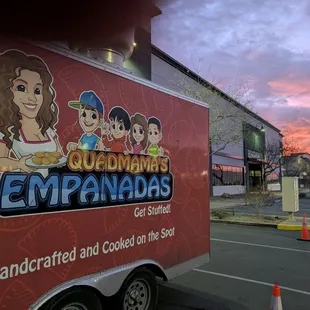 outside