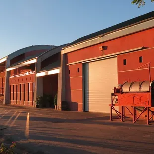 Outside our winery and tasting room - Designed by well known San Francisco architect Stanley Saitowitz.