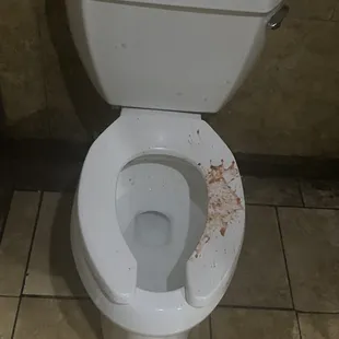 And there was a shooting in the bathroom stall