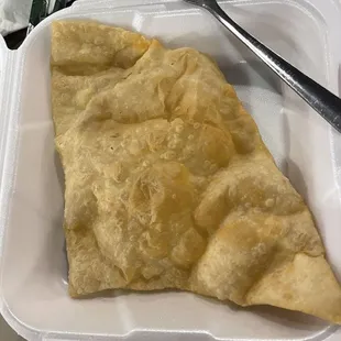 Huge delicious sopaipillas! Takes up the whole "to go" box!!