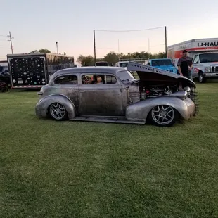 Pretty cool old cars with a scary clown