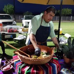 There place is at the park they good tacos