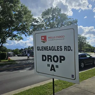 One of the many drop-off and pickup points