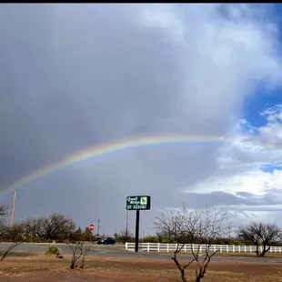 Oh, those desert rainbows!