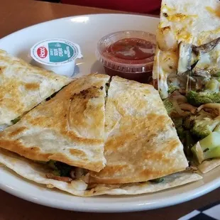 Roasted Vegetables Quesadilla