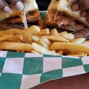 Panini Sandwich with Chicken Tenders