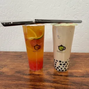 Deluxe Punch, House Boba Tea (With Boba)
