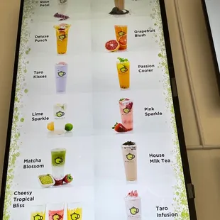 Drink Display at the moment