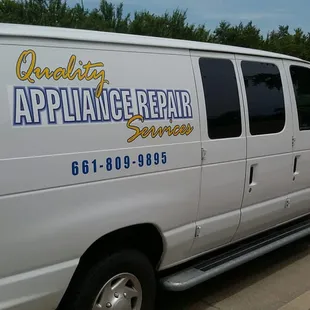 lots of parts and tools in my van for kitchen and laundry appliance repair