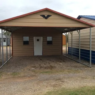 Carport with Storage