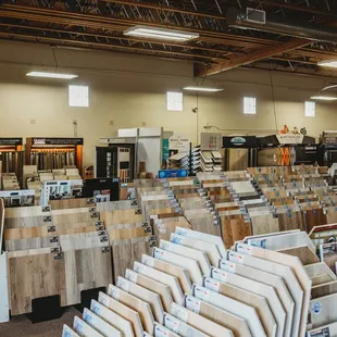 a wide selection of carpets