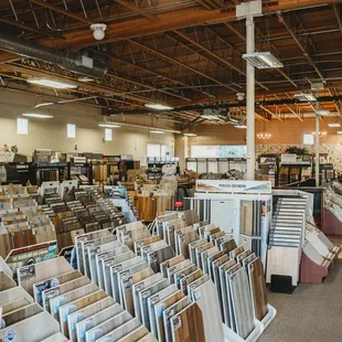 a wide selection of carpets