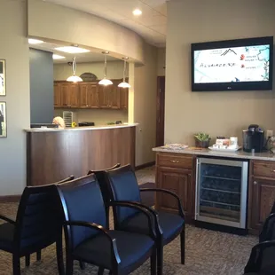 Make yourself at home. Our office offers a comfort items menu to make your visit more enjoyable!!