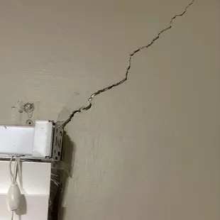 a crack in the wall