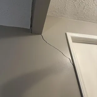 a crack in the wall