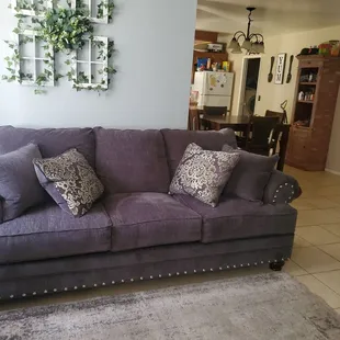 Charcoal couch set