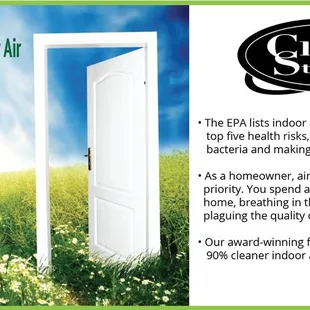 Ask about our air purification systems.