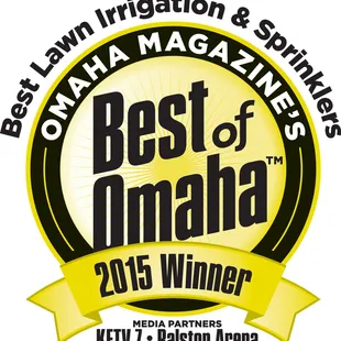 Winner of &quot;Best of Omaha-Irrigation&quot; 4 Years in a Row