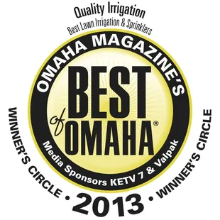 2013 Winner of Best of Omaha-Irrigation