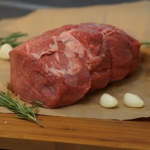 raw meat on a cutting board