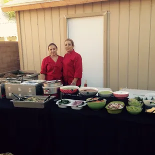 Catering a private party