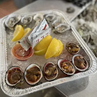 oysters, mussels, oysters and mussels, shellfish, food