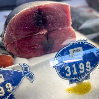 Fresh Ahi Tuna Steaks - Wild, Line-Caught