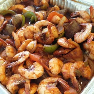 Shrimp and Veggie Fajita Tray
