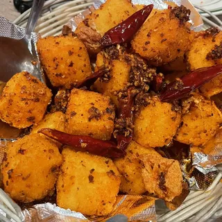 Tofu with Dry Red Pepper