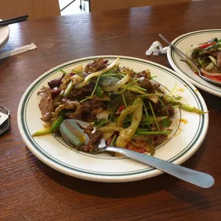 Quick Stir-Fried Lamb