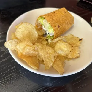 Buffalo chicken wrap