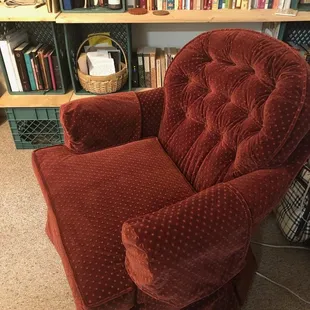 We bought fabric at Visalia Upholstery Supply at great price.  LOVE the work from Quality Upholstery shop!