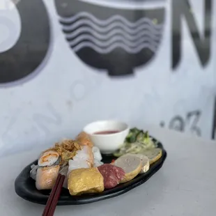 Bánh cuốn and cha