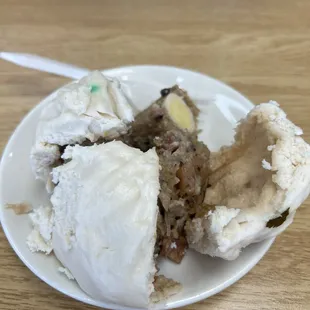 Quail egg bao is delicious