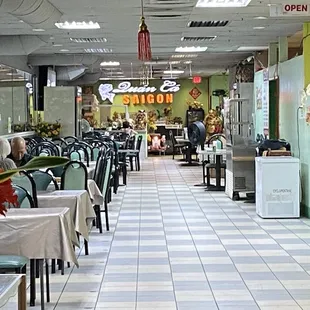 Go all the way to end. That's the Ca Saigon restaurant