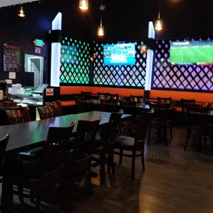 tables and chairs