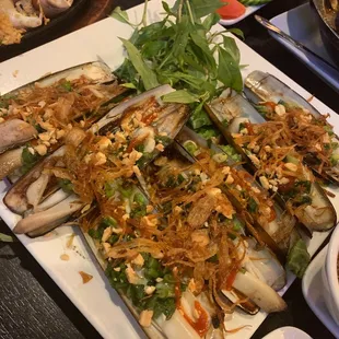 a platter of seafood