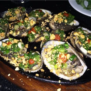 oysters, oysters and mussels, shellfish, mussels, food