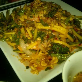 Watercress Goi Xoai Kho Muc