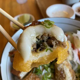Bánh ít ram!!!!!! It was my first time trying this dish and it won&apos;t be my last time. (: