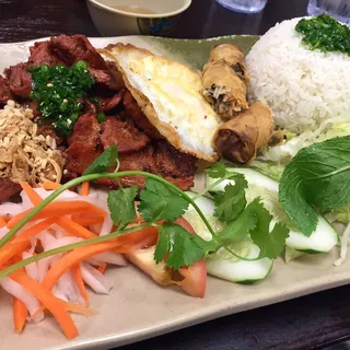 22. Com Thit Nuong Trung Cha Gio