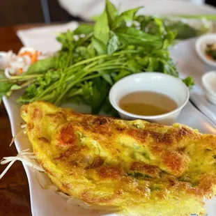 Banh xeo - can skip this one, not as crispy and flavorful as I've had at other places