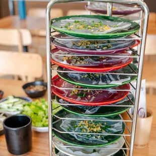 Our banh uot towers are steamed fresh to order!