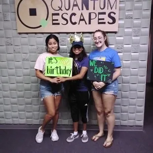 This is when we finished the room