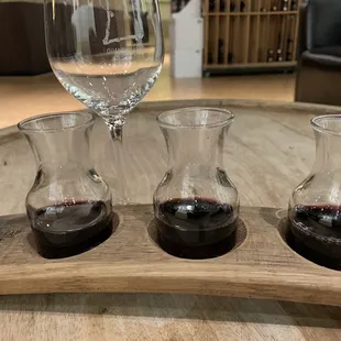 Red wine flight