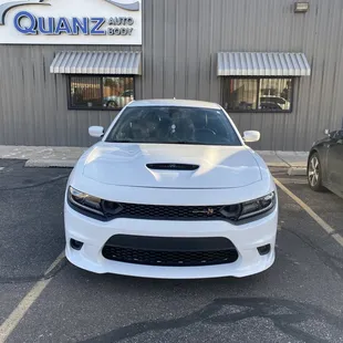The front end after it was repaired.