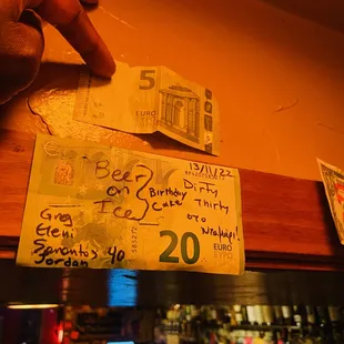 I almost contributed my leftover Euro bill.