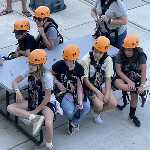 Getting 1/2 hour instructions before going on your adventure